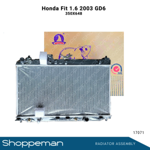 17071 HONDA FIT 1.6 GD6 2003 CITY IV GE4 1.3 RADIATOR ASSEMBLY A/T 350x648x16mm 1ROW 19010-REA-Z01/Z02/Z51z19010REAF01