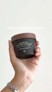 Dsavior Arabica Coffee Scrub 100g - Body Scrub Mencerahkan Kulit - Virgo Shoop