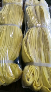 ROPE Lifting Heavy Duty Web Sling 10 Tons 2-10 Meters Flat Polyester Cargo Lifting Belt Low Stretch Eye Sling