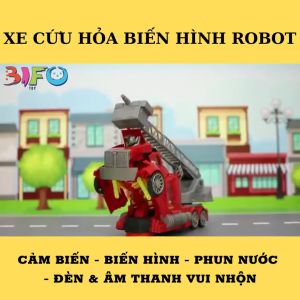 Đồ chơi xe công trình xe trộn bê tông tự động biến hình Robot mới lạ cho bé đồ chơi bé trai cực ngầu