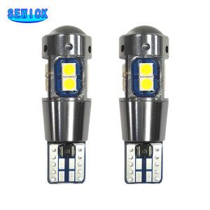 100 Đèn LED T10 CANBUS Không Lỗi W5W 3030 10SMD Đèn Nội Thất Ô Tô Đèn Đọc Sách Đèn Trung Tâm Đèn Báo 168 194 Đèn Ô Tô Thông Dụng Đèn Đỗ Xe
