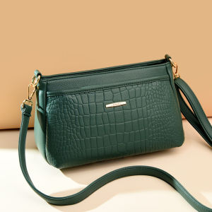 กระเป๋าสะพายข้างหนังนิ่มขนาดใหญ่สำหรับผู้หญิง กระเป๋าสะพายข้างสำหรับเดินทางแบบลำลองสำหรับวัยกลางคน กระเป๋าสะพายข้างแบบเปิดด้านบนแบบหนัง PU กระเป๋าสะพายข้างแบบหนังนิ่ม