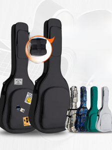 Qmi Thickened Waterproof Guitar Bag for 40 Inch 39 Inch Acoustic Classical Guitar Backpack Instrument Case Accessories