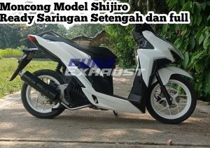 Knalpot Copy CMS Corong Shijiro Saringan setengah Vario Beat Mio Genio Scoopy Xeon Nmax Aerox Pcx