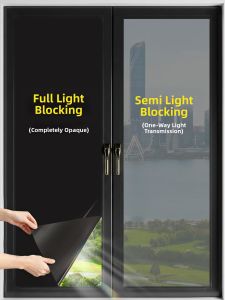 Sunscreen Insulation One-Way Vision Privacy Anti-UV Heat and Light Blockage Window Film