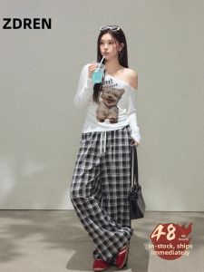 ZHANGDAREN | Bộ Đồ Nữ Dáng Rộng Giúp Giam Cân