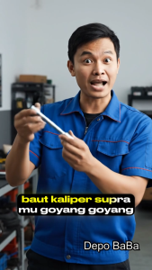 ISI 2 PCS BAUT KALIPER CAKRAM SUPRA X 125 + SATRIA FU BELAKANG