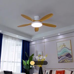 GREEN WIND Ceiling Fan With Light Nordic Industrial LED Remote Control Inverter Motor Ceiling Fans for Living Room
