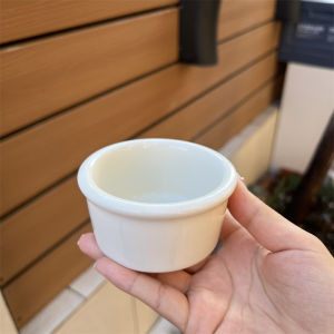 Thick Ceramic Sauce Dish Yellow Butter Jam Bowl Nordic Style Restaurant Quality Handmade Chinese Ceramic Soup Bowl