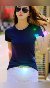 [ Siêu Sale * ] Áo Thun Nữ Cổ Tròn Tay ngắn  Trẻ Trung Mẫu Mới nhất