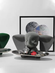 Creative Home Entrance Decorative Tray Luxury Minimalist Modern Resin Animal Shape Key Storage Shoe Cabinet Decoration