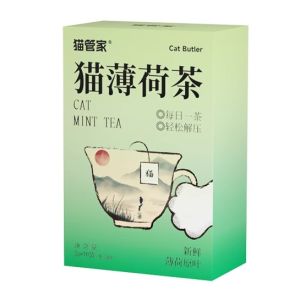 MAOGUANJIA | Túi và Bột Trà Catnip Kích Thích Uống Nước & Ngăn Ăn Vặt