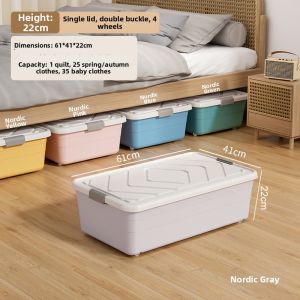 QIANQIN | Under Bed Storage Box With Wheels