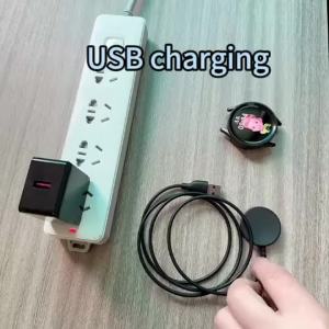 For Samsung Galaxy Watch Charger Compatible with Watch 8/8Classic/7/6/6 Classic/5/5 Pro/4/4 Classic USB A Magnetic Fast Charging