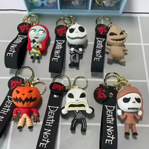 Gantungan Kunci Karakter Kartun Marvel LOKI Ganci Mobil Motor Keychain Bag School Scary Christmas Unik Kartun Halloween