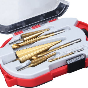 HUHAO | Bộ Mũi Khoan Bậc Thang HUHAO 6 Chiếc M35 HSS Phủ Titanium Dùng Cho Gỗ Kim Loại Khoan Lỗ 4-12mm / 4-20mm / 4-32mm