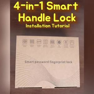 Tuya Door Lock Smart Life APP / Fingerprint / Key / Password Unlock Apartment Hotel Support Smart Home Electronic Door Lock