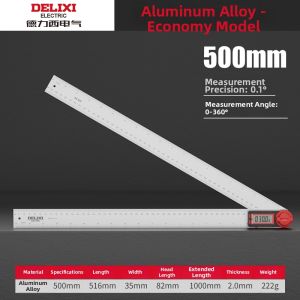 DELIXI | Precision 360 Degree Multi-functional Protractor