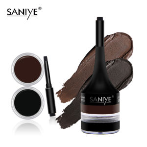 Saniye 【BPOM】 2 in 1 Brown Black Waterproof Eyeliner Gel With Brush gel M208