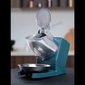 Double Blade Ice Crusher For Halo Halo Electric Power Ice Shaver Machine Heavy Duty Ice Smasher 500 Watts Stainless Steel Food Grade Quickly Crush