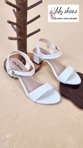 LILY SHOES - Stallon Sepatu Big / Chunky Heels Cantik Wanita Casual Polos