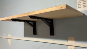 3/4 PLYBOARD WITH FOLDING BRACKET / WOOD PLANK WITH BRACKET / DIY WALL SHELF / DIY WALL TABLE