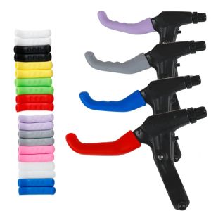 Silicone material for 1/2PCS bicycle brake handle protection cover mountain bike handle anti slip cover and bicycle accessories