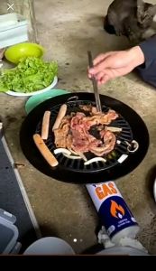 PAKET Happy Home KOMPOR PORTABLE BBQ MAXIMAL ULTRA GRILL PAN