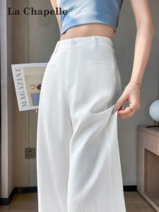 La Chapelle | Summer Lightweight Small Fit Tencel Wide Leg Pants