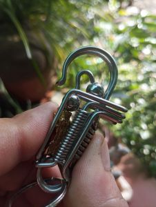 móc khóa inox làm thủ công  không