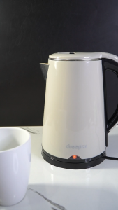 Dreepor 2.2L Electric kettle Stainless Steel Electric Kettle Double Layer Anti-scalding Automatic Heat Preservation Kettle Rapid Boiling Power 1500W