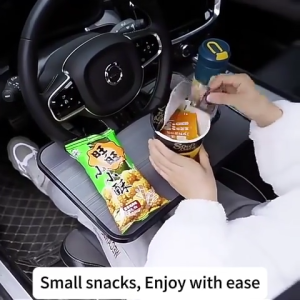 Portable Steering Wheel Tray Car Food Tray Storage Rack Multifunctional Desk For Laptop Eating Travelling