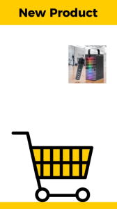 Sovox Speaker Karaoke Bluetooth Lampu RGB Dengan Microphone Black Alat Mendengarkan Musik Dengan Mik Sovox Dilengkapi Pegangan