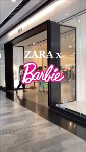 Barbie Mattel Embroidered T-Shirt by ZARA - Kaos Wanita