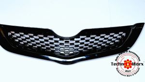 Toyota Vios Grill Black Gen 2 2008-2013 Batman Honeycomb Modern Gloss Black 2008 2009 2010 2011 2012