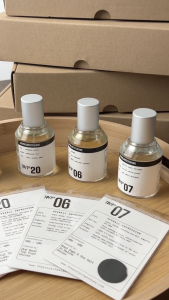 The Project Perfume No. 27 Women - opens with zesty yuzu juicy pomegranate and a cool iced accord creating an invigorating start. The heart blooms with peony magnolia and lotus adding soft floral elegance. The base of musk amber and mahogany