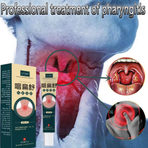 Sore Throat Relief Gel - Fast-Acting Cold Compress for Tonsillitis & Pharyngitis | Natural Cough & Throat Pain Relief for Adults & Kids