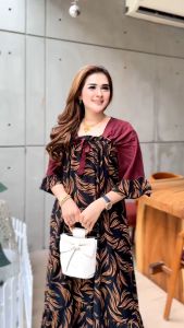 Daster Gecca Wanita Dresses Motif Abstrak/Daster jumbo LD 120 Rayon Premium Daster
