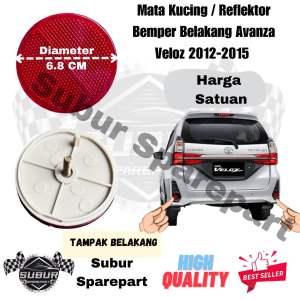 Reflektor Mata Kucing Bumper Belakang Avanza Veloz 2012-2019