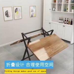 โต๊ะกินข้าวพับได้ โต๊ะอเนกประสงค์ โต๊ะวางของ โต๊ะกลางแจ้งแบบพกพา ประหยัดพื้นที่ โต๊ะพับ โต๊ะรับประทานอาหารและเก้าอี้พับได้