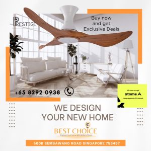 Prestige M3 series Smart wifi DC Motor Ceiling fan 46/52in with 28w led light dimmable google tuya smart life