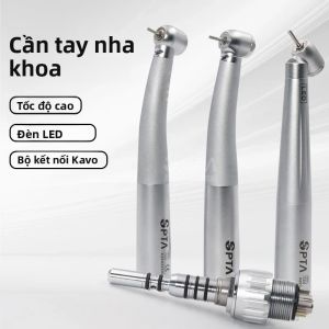 Đầu Tay Khoan Khí Nén Nha Khoa Sợi Quang LED 6 Lỗ Tương Thích Với KV Dùng Cho Nha Sĩ Dụng Cụ Chuyên Khoa Nha Khoa