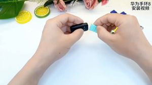 Ocean silicone strap สำหรับ สาย Huawei Band 9 Smart Watch สายนาฬิก  huawei band 8 band9 อุปกรณ์เสริมสมาร์ทวอทช์ สาย