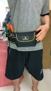 Túi Đeo Hông Đựng Dụng Cụ Đồ Nghề JK-102 Vải Oxford Đen Phong Cách Đường Phố