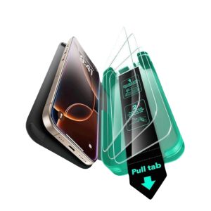 ESR 9H+Tempered iPhone Glass Screen Protector for iPhone 16/16Plus/16Pro Max/15/15Plus/15Pro/15ProMax/14/14Pro/14Plus/14ProMax/13/13pro Screen Protector （Military Grade Drop Resistant & Durable） Armantite Full Super Tempered Glass