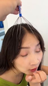 Cây massage da đầu bạch tuộc 12 nhánh | Cây gãi đầu bạch tuộc