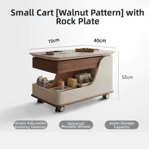 MUHUASHA | Movable Lifting Multi-functional Narrow Side Table