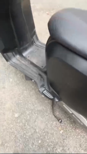 Motorcycle parts suitable for Lambretta V200 V125 motorcycles foldable rear footrests