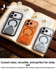 JECE | Magnetic Suction Thin Transparent Phone Case with Stand