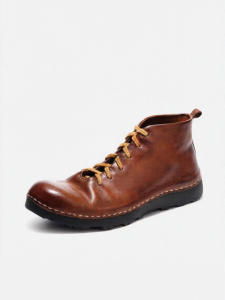 dreambox | Washed Horse Leather Handmade Insulated Martin Boots